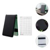 Baluue 1set Golf Scorecards Holder Pu Leather Golf Scoring Book