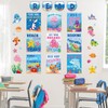 JarThenaAMCS 35Pcs Under The Sea Reading Classroom Bulletin Board Decorations