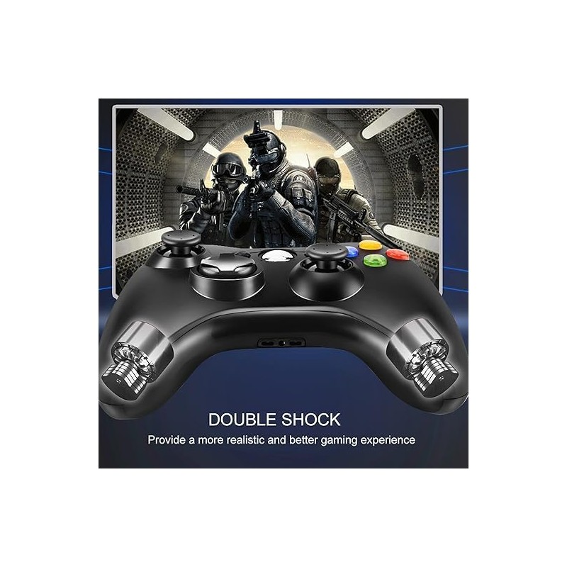 Gezimetie Wired Controller for 360, PC Game Controller for 360