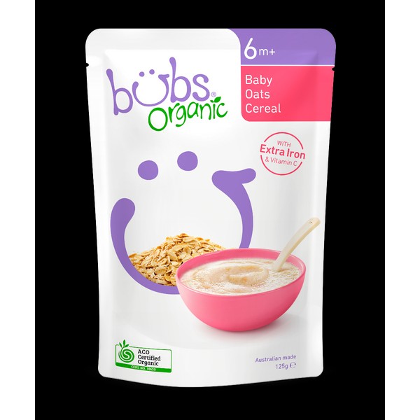 Bubs Baby Oats Cereal 125g