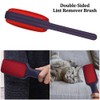 1PCS Double Sided 2 in 1 Velvet Clothes Brush for
