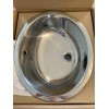 DECOLAV 1300  19 1/4” X 16 1/4” X 6 15/16”  Stainless Steel Bathroom Sink 1300-P