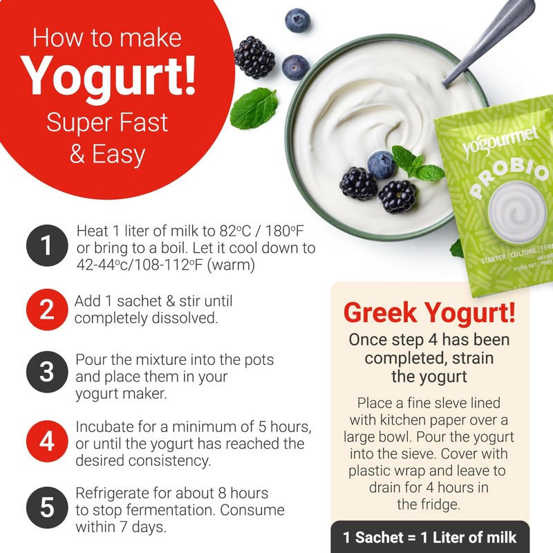 Yogourmet Yogurt Starter With Probiotics (12 Pack Bulk Version) -