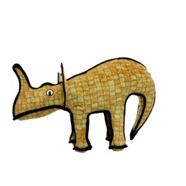 TUFFY - World's Tuffest Soft Dog Toy - Dinosaur - Multiple Layers. Made Durable, Strong & Tough. Interactive Play (Tug, Toss & Fetch). Machine Washable & Floats