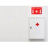 (Set of 2) First Aid Kit Sign - 10" x