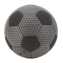 Luminous Glowing Football Holographic Reflective PU Machine Stitched Night Glowing Soccer Ball for Night Game
