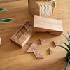 LOGOPLAY Tridomino Triomino Triomino Triangle Domino Tile Game Wooden Board
