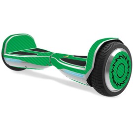 MightySkins Carbon Fiber Skin for Razor Hovertrax 1.5 Hover Board - Green | Protective, Durable Textured Carbon Fiber Finish | Easy to Apply, Remove, and Change Styles | Made in The USA