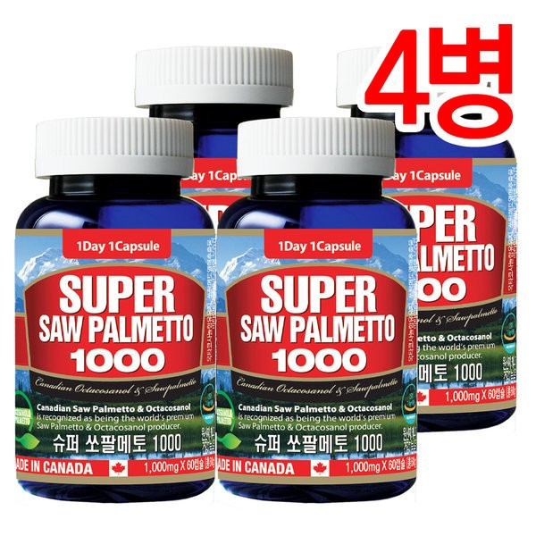 Tonglife-Super Saw Palmetto 1000-2 months-4 bottles, k/Super Saw Palmetto-1 / 통라이프-슈퍼 쏘팔메토1000-2개월-4병, k/슈퍼쏘팔-1