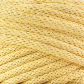 Braided Cotton Macrame Cord 3mm x 93 Yards (279 Feet), Colored Rope, Bohemia Macrame Rope, Macrame Yarn, Colored Craft Rope for Wall Hanging, Plant Hangers, Crafts, for Knitting (Yellow, 3mm) 1