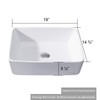 Luxier CS-013 Bathroom Porcelain Ceramic Vessel Vanity Sink Art Basin