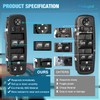Nilight Master Power Window Switch Compatible for 2013 2014 2015