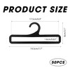 50 Packs Tea Towel Hanger Display, 7.7" Long Black Multifunctional