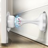 White Magnetic Stainless Steel Door Stopper – Wall & Floor