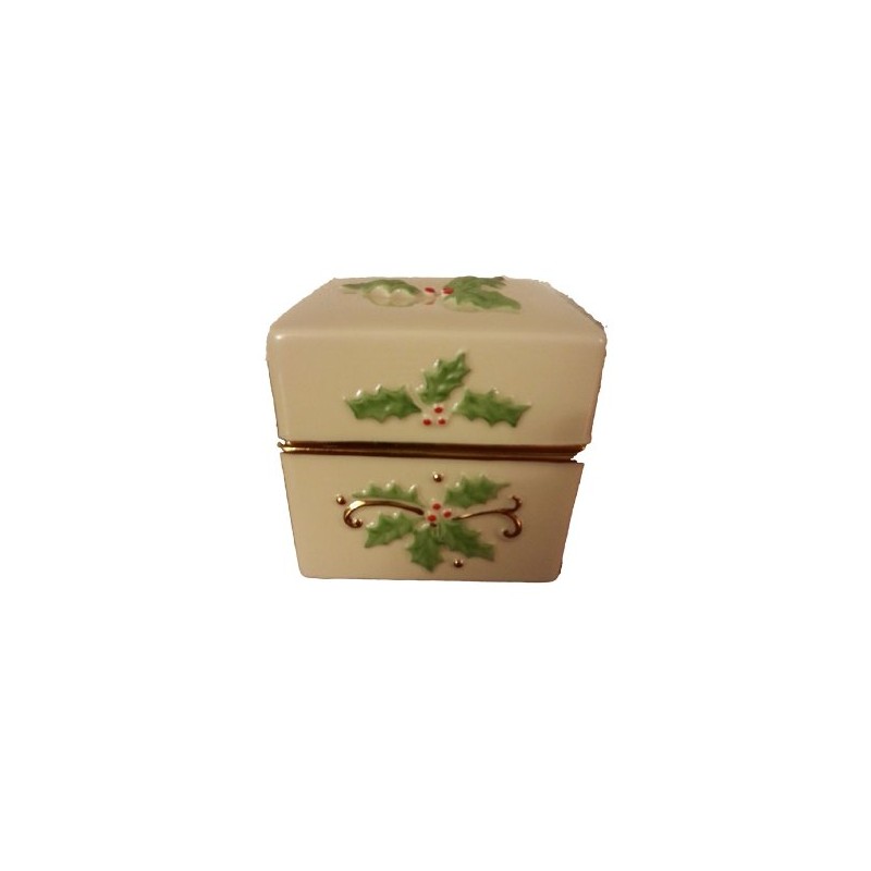 Lenox for the Holidays - Holly Box - 3"