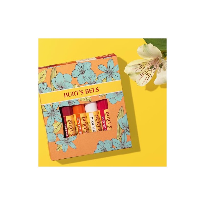 Burt's Bees Just Picked Lip Balm Gift Set, Pomegranate, Watermelon
