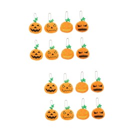 Parliky 2sets Pumpkin Keychain Pendant Keychain Charm Decor Delicate Accessory 8pcs*2