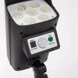 Sihangark Lampara Solar Luz Led Con Forma De Cámara Sensor Movimiento
