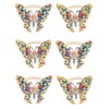 6PCS Butterfly Napkin Rings Decorate Your Table in Christmas, Thanksgiving,
