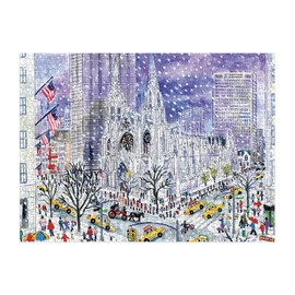 Galison Michael Storrings St. Patrick’s Cathedral Puzzle, 1000 Pieces, 27” x 20” – Difficult Jigsaw Puzzle with Stunning Artwork – Thick, Sturdy Pieces, Challenging Family Activity