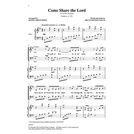 Come Share the Lord Accompaniment CD