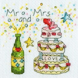 Bothy Threads Cross Stitch Kit - Greeing Card - Cheers Card