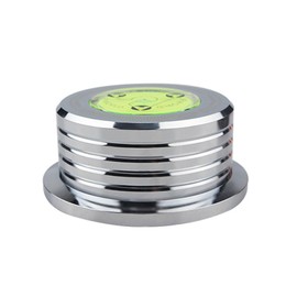 LP Record Stabilizer, Metal Disc Stabilizer, Universal 50Hz Turntable Record Weight Stabilizer Clamp, Recording Stabilizer, Suitable for LP Turntable (Silver)