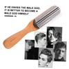 Baluue Portable Handle Comb for Men Natural Hair Styling Tool