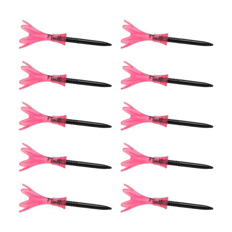 10pcs Plastic Golf Tee Ball Holder Adjustable Height Stable Practice