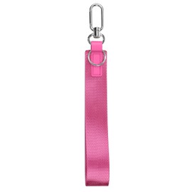 Mum's memory Wristlet Keychain for Women and Men，Key Chain Holder，Wrist Lanyard for Keys(Rose Red)