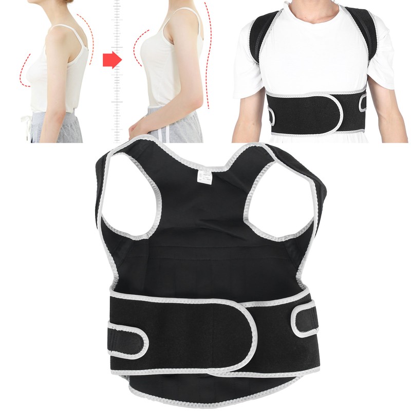 Posture Corrector Breathable Adult Back Waist Spine Support Belt Brace