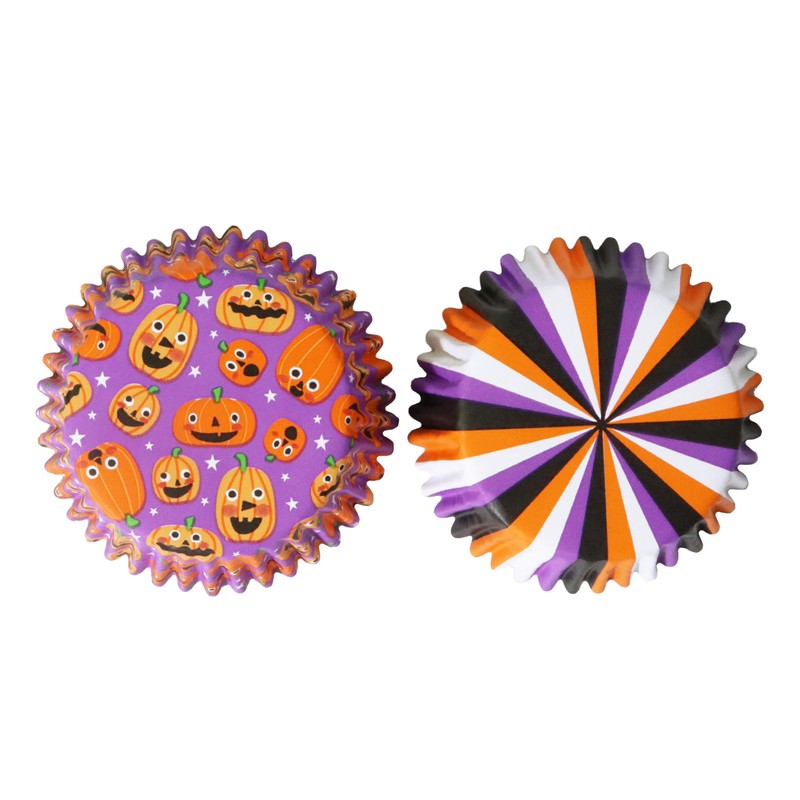 PME Halloween Foil-Lined Cupcake Cases - Pumpkin Party (Pack of