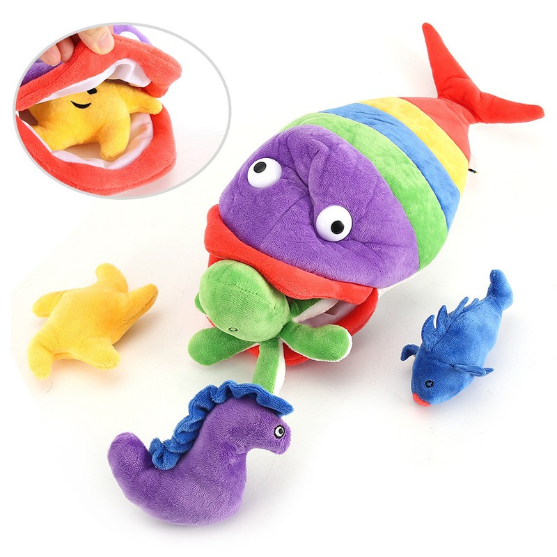 Baby Infant Sea Creatures Toys Set Soft Comforting Appease Toys