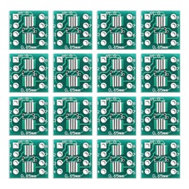 VGOL 100pcs SOP8 to DIP Adapter SOP8 PCB Adapter Converter PCB Conversion Board PCB Prototype Board SMD Converter Solder Pin Board Double Sided PCB