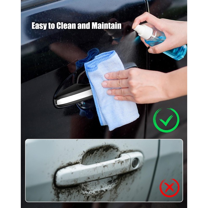 EMIHO Rear Left Exterior Door Handle Fit for Toyota Avalon