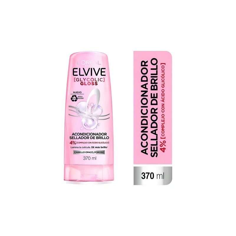 Acondicionador Elvive Loreal Gloss 370ml
