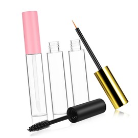Baluue 1Set Empty Mascara Tube Cosmetic Containers for Eyeliner Lip Gloss Mascara with Precise Applicator Wands Lightweight and Leak Design for Makeup
