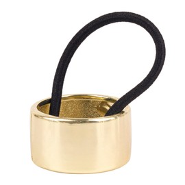 Framendino, soporte para coleta de caballo de metal dorado, para accesorios para el cabello