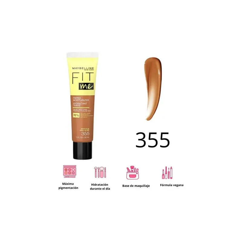 Base De Maquillaje Maybelline Fit Me! Tono 355