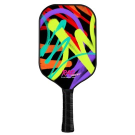 RAD Madsteez Graffiti Pro Pickleball Paddle Set – USAPA Approved – T700 Carbon Fiber Surface & 16mm Full-Cell Polypropylene Honeycomb Core for Power & Control – Includes Outdoor Pickleballs & Tote Bag