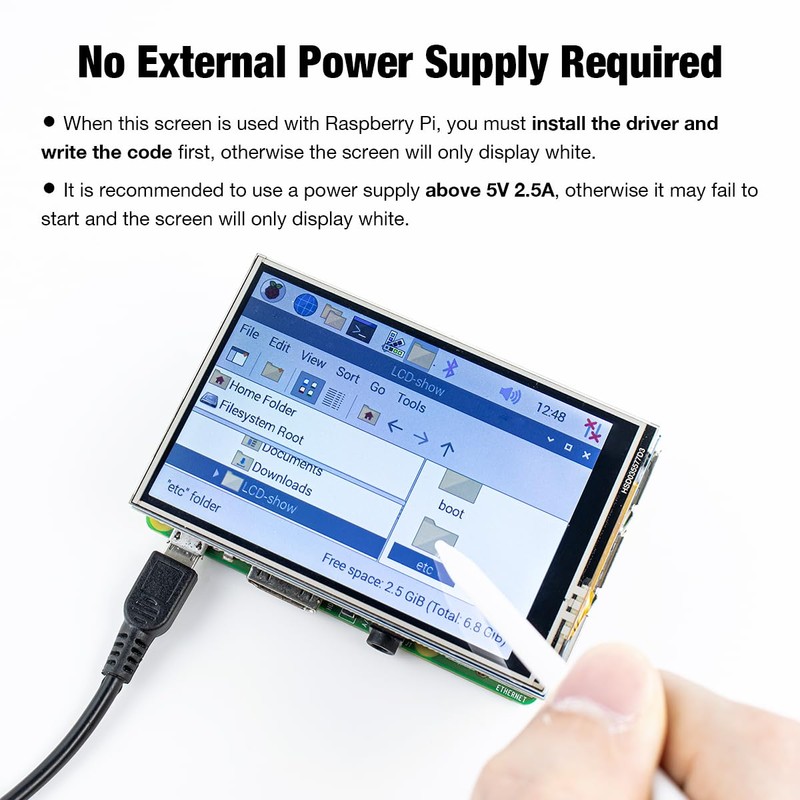 Hosyond 3.5 Inch 480x320 Touch Screen TFT LCD SPI Display