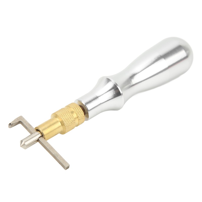 Leather Groover Professional Aluminum Handle Hand Made DIY Leather Craft