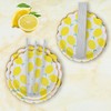 Lemon Party Supplies,120pcs Disposable Lemon Dinnerware Set with 20 Dinner