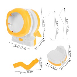 SHINEOFI 1 Set Electric Bead Spinner Stringing Tool for Bracelets Necklaces Automatic Rotation Durable Construction Saving Jewelry Maker