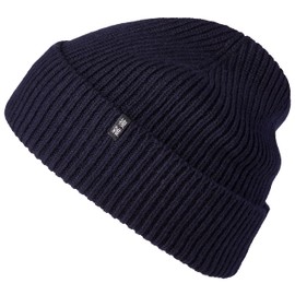 Enter the Complex® Merino Winter Hat - Tao - 100% Merino Wool Beanie, Watch Cap, Knitted Hat, Soft and Elastic, Chunky Knit, Men and Women, navy
