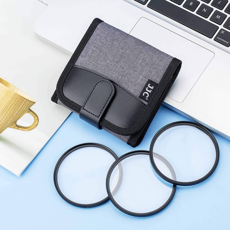 JJC 55mm Adjustable Star Filter Starburst Filter (4+6+8 Points/3 Pieces)