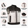 Daniel Smart Men’s Motorcycle Mesh Vest Low side Biker &