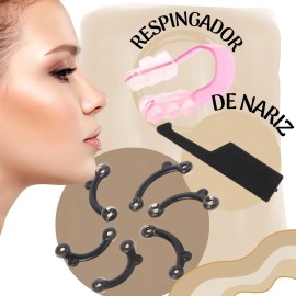 Clip Corrector Nasal Respingador Nariz Moldeador Silicona