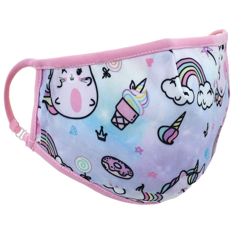 iscream Child's Pretty Kittycorn Reversible Double Layer Adjustable Ear Strap