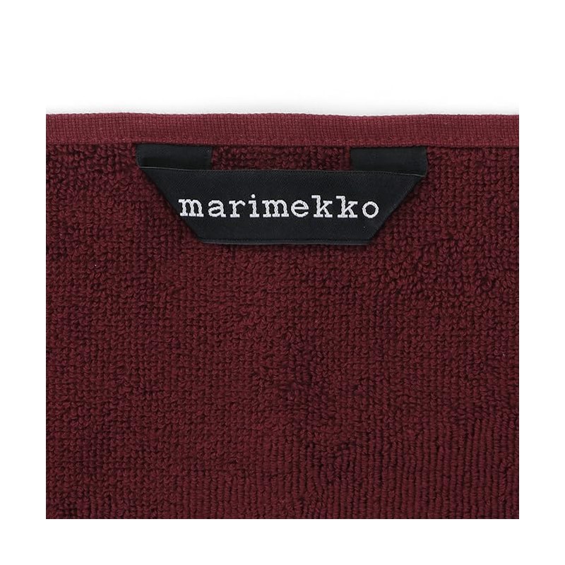 Marimekko Unikko Solid Organic Cotton Guest Towel, 12.6 x 19.7